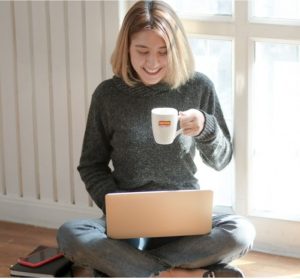 Girl Drinking Tea image