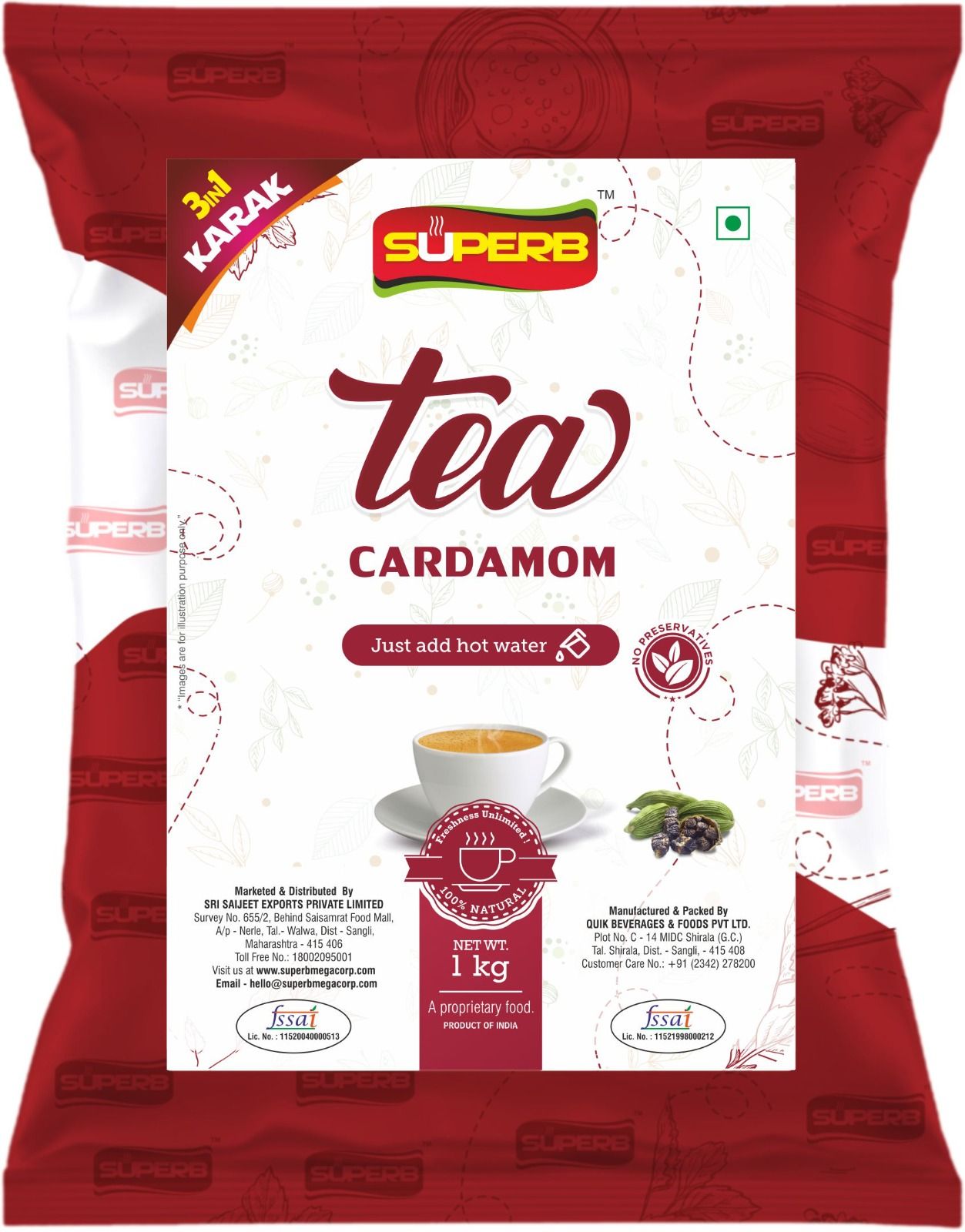 Karak Cardamom-opt cardamom tea