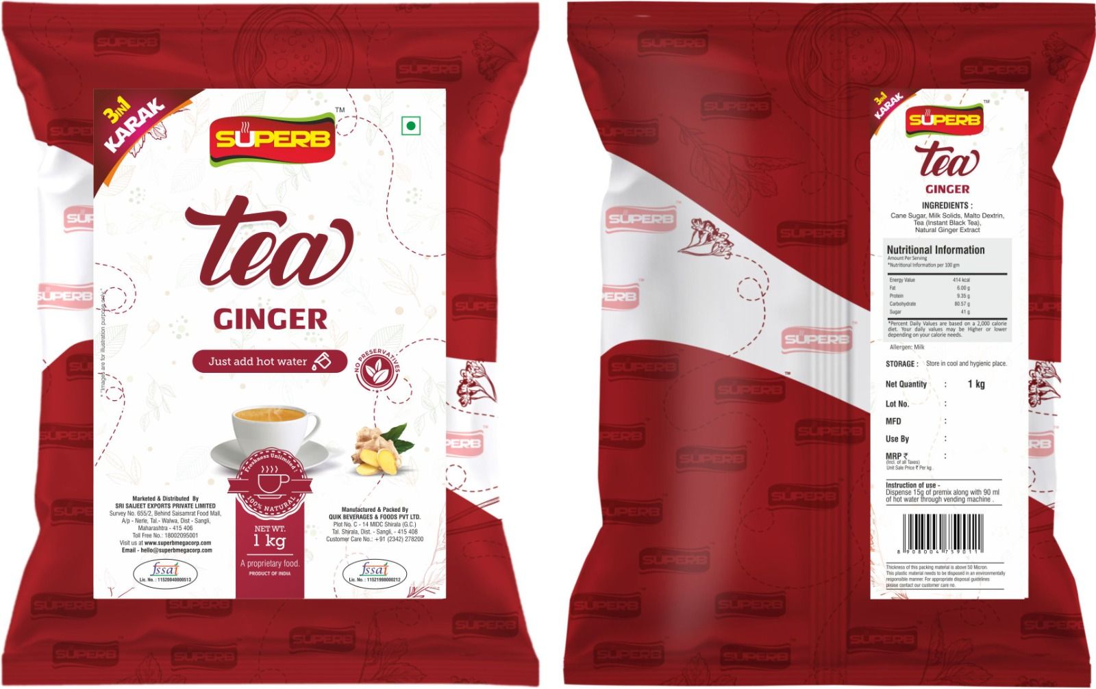 Karak Ginger-opt best ginger tea premix